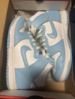 NIKEDUNKhighブルーチル