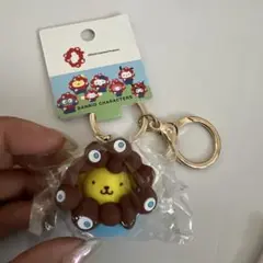 ポムポムプリン　ミャクミャク　キーホルダー