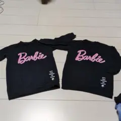 Barbie トレーナー 110サイズ 双子ちゃんに！