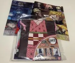 鬼滅の刃 巾着3枚セット　ファイル2枚