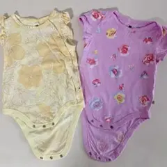 GAP 花柄ロンパース 2点セット 12-18ヶ月