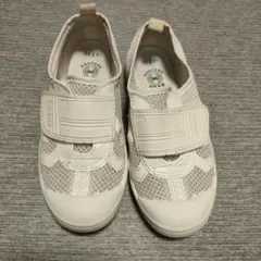 上履き 18.5EE ホワイトmoonSTAR