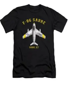 Mサイズ.LサイズF-86 Sabre ジェット機 TシャツUSAF 航空自衛隊