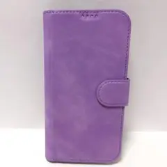 らくらくスマートフォン F-52B 手帳型 ケース 紫