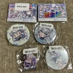 詩羽しう 缶バッジ など グッズ 6点セット Vtuber