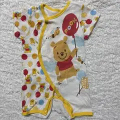 くまのプーさんロンパース 100%コットン