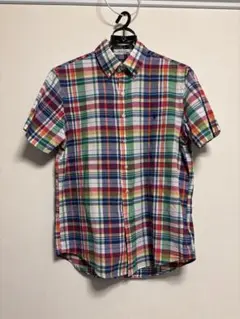 Ralph Lauren 半袖マドラスチェックシャツ Sサイズ
