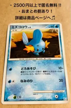P1089.おまとめ割あり！ポケモンカード ミズゴロウ 027/100 Pt