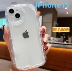 iPhone 15 クリアケース　透明