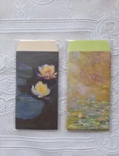 モネ展『モネ 連作の情景』オリジナル ポチ袋２種 限定品 Monet