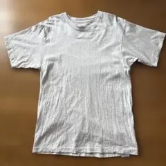 Hanes 無地グレー Tシャツ メンズMサイズ