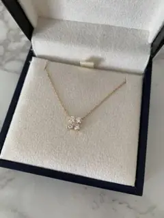Vendome Aoyama ダイヤモンドカローラネックレス ゴールド 美品です