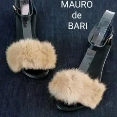 マウロディバーリ MAURO de BARI【37/23.5cm】ファーサンダル