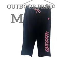 OUTDOOR PRODUCTS [M] ジャージ下 パンツ 黒ピンク スポーツ
