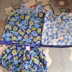 トリンプアモスタイルフラワープリント　キャミソール＆ショートパンツ Mネグリジェ