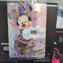ディズニーキャラクターウエハース　ミニーサイン入り