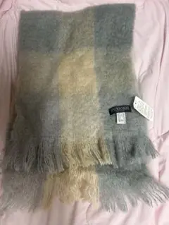 FOXFORD チェック モヘア マフラー