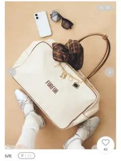 新品未使用　FURFUR BIGボストンバッグ