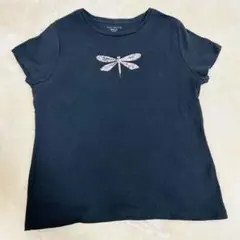 TALBOTS タルボット【L】 トンボプリント Tシャツ Lサイズ