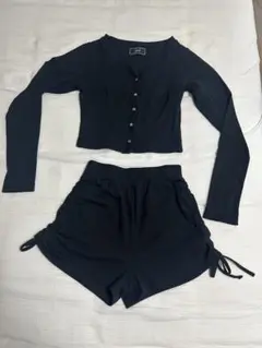 rady黒のセットアップ レディースSサイズ