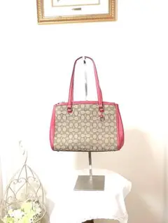 COACH コーチ シグネチャー トートバッグ キャンバス レディース