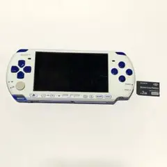 PSP-3000 限定カラー ホワイト/ブルー 本体 メモリースティック付き