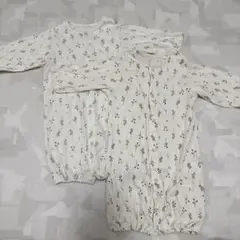 双子 花柄ツーウェイ・ドレスオール