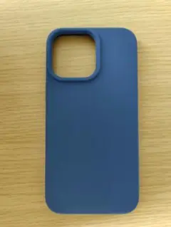 iPhone14ProMax 6.7インチ用 シリコンケース コバルトブルー