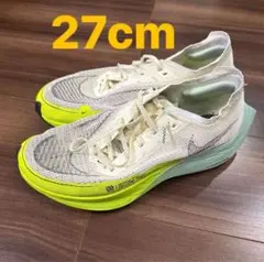 NIKE ヴェイパーフライ next%2 27cm ホワイト/イエロー/グリーン