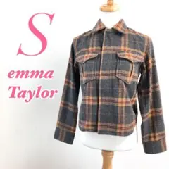 emma Taylor エマテイラー ショート丈コート チェック カジュアル