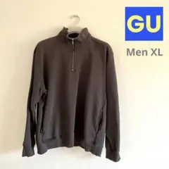 GU「ヘビーウェイトスウェットハーフジッププルオーバー」