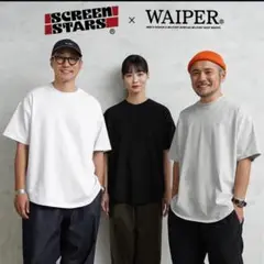 SCREEN STARS×WAIPER HEAVY S/Sラウンドヘム Tシャツ