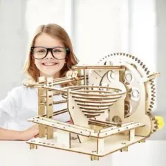 ⭐️新品⭐️ 立体パズル 電動ギア レーザー 3D 木製立体パズル 工作 おもち