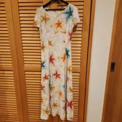 ノーマカマリ　ロングワンピース　花柄