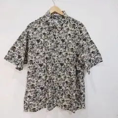 古着 ピエールカルダン アロハシャツ 総柄シャツ pierre cardin