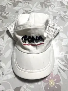GONA アシックス　メッシュスポーツキャップ ホワイト
