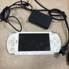 PSP-1000 ホワイト 本体のみ ACアダプター付き 動作未確認