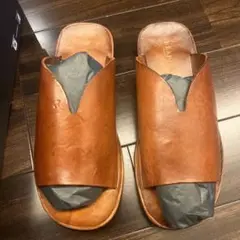 BRADOR ブラウン レザー サンダル 40