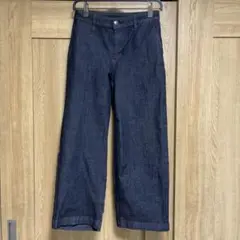 無印良品 デニムワイドパンツ Mサイズ 濃紺