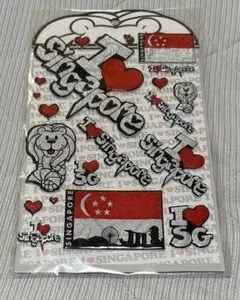 シンガポール ステッカーセット I LOVE SINGAPORE