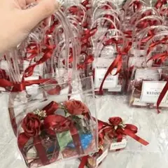 バレンタイン　ギフト　袋　10袋　　可愛い　おしゃれ　軽量　コンパクト　母の日