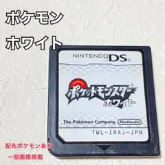 【動作確認済】 ポケットモンスター ホワイト データあり 配布ポケモンあり DS