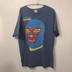 ルチャ・リブレ Tシャツ Lサイズ ネイビー