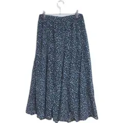 ロペピクニック ロングスカート 緑 M 花柄 おしゃれ カジュアル おでかけ