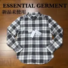 新品未使用　ESSENTIAL GERMENT メンズビギ　チェックシャツ