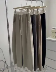 カーブパンツ ファションパンツ ワイドパンツ