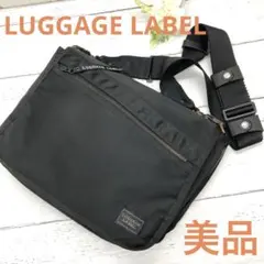 美品❗️LUGGAGE LABEL ラゲッジレーベル ナイロン ショルダーバッグ