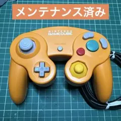 ゲームキューブ　コントローラー　オレンジ　初期⑤