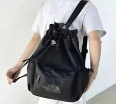 韓国ノースフェイスBONNEYMULTIPACKボニーマルチパック巾着リュック黒