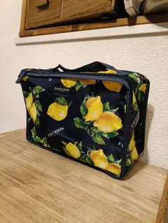 FAUCHON PARIS　人気のレモン柄　ドレッサーポーチ　未使用